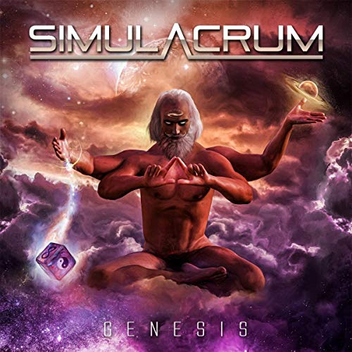 Red, muscular figure in lotus position with cosmic background and text.