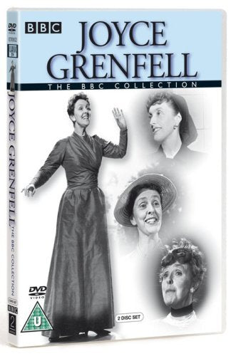 DVD case with black and white images of Joyce Grenfell in various poses.