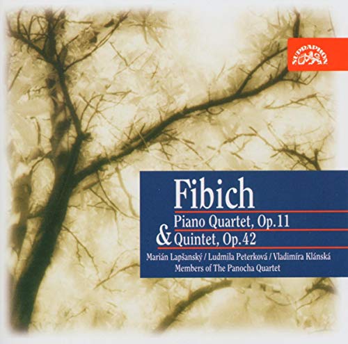 CD cover for Fibich’s Piano Quartet & Quintet, with tree branches.