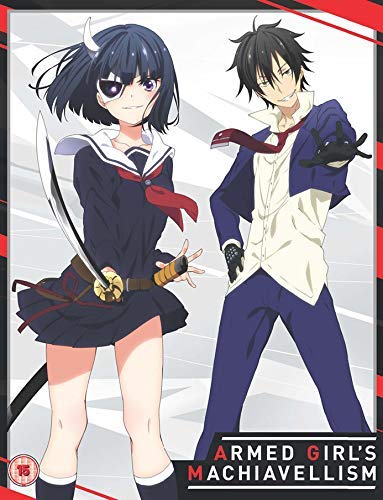 Blu-ray cover featuring two anime characters, a girl with a sword and a boy.