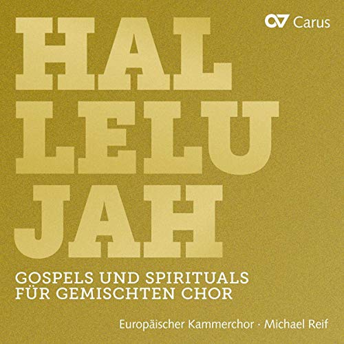 A CD cover with olive green background and large, light yellow "HALLELUJAH" text.