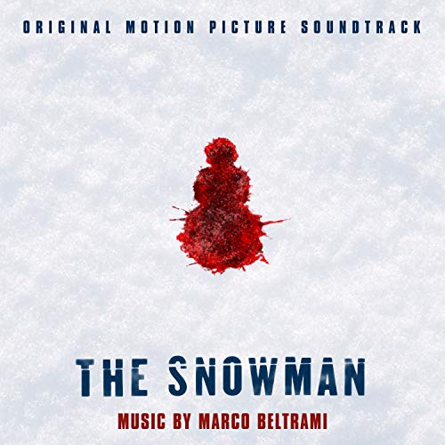 CD cover for "The Snowman" soundtrack, featuring a red snowman shape.
