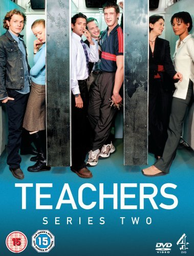 DVD cover for "Teachers: Series 2" featuring a group of young adults.