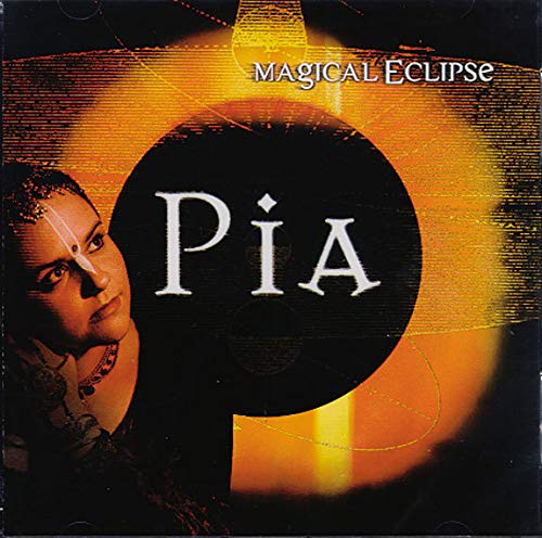 CD cover for Pia’s “Magical Eclipse” featuring a portrait and eclipse imagery.