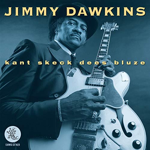 Jimmy Dawkins album cover featuring a man with a guitar.