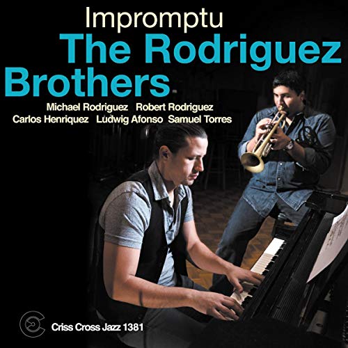 CD cover for "Impromptu" by The Rodriguez Brothers, featuring musicians.