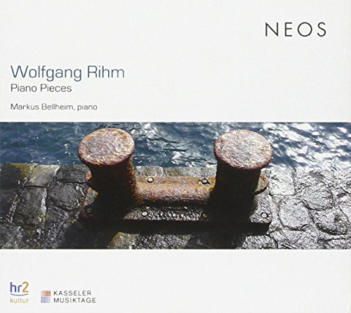 A CD cover featuring a photograph of two rusty metal posts in water.