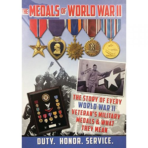 DVD cover featuring medals, soldiers, and a framed medal display.