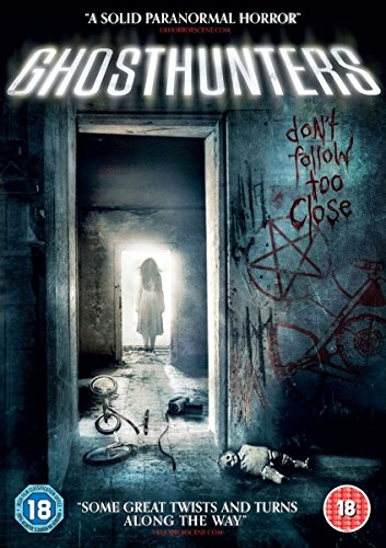 DVD cover for "Ghosthunters" showing a ghostly figure in a doorway.