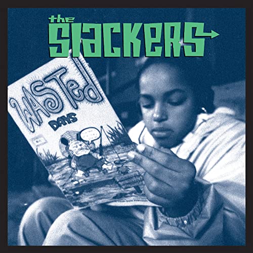 Album cover for “Wasted Days” by The Slackers, featuring a young reader.