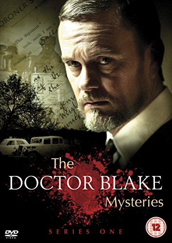 DVD cover for "The Doctor Blake Mysteries" featuring a man with a serious expression.