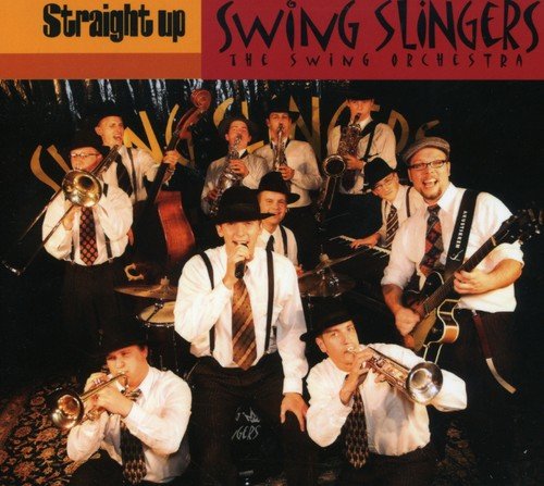 CD cover featuring a large swing orchestra band in suits and hats.