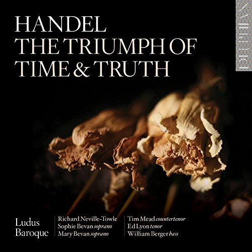 "CD cover with wilted flowers and white text on a black background."