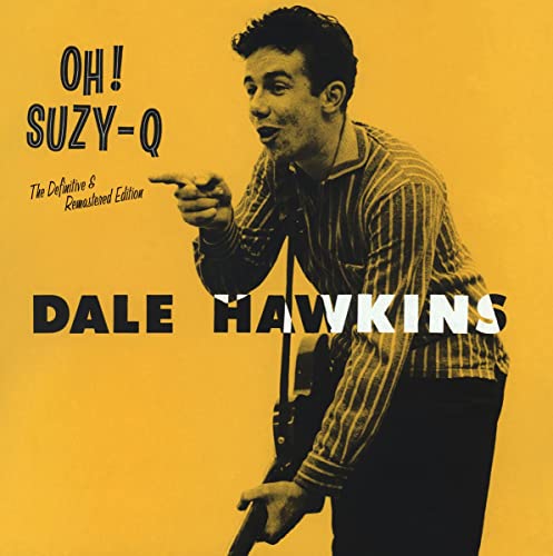 Album cover featuring Dale Hawkins pointing on a yellow background with black text.