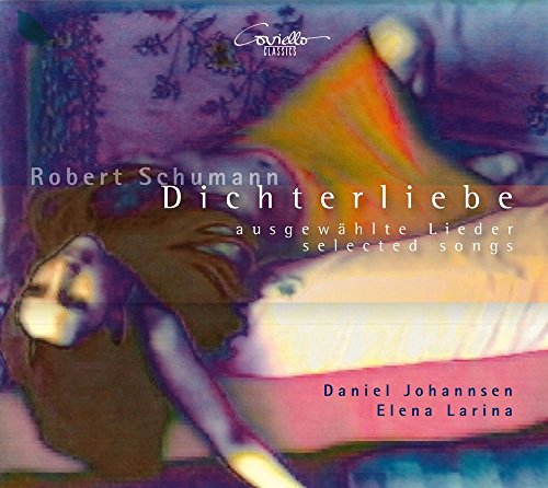 CD cover for Schumann’s *Dichterliebe* featuring abstract art and portraits.