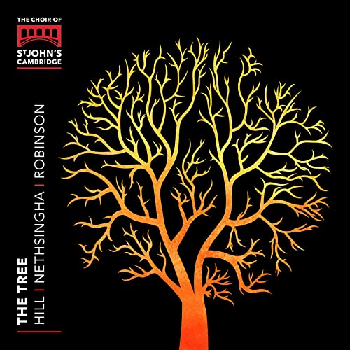 CD cover: Golden tree silhouette on a black background with text.