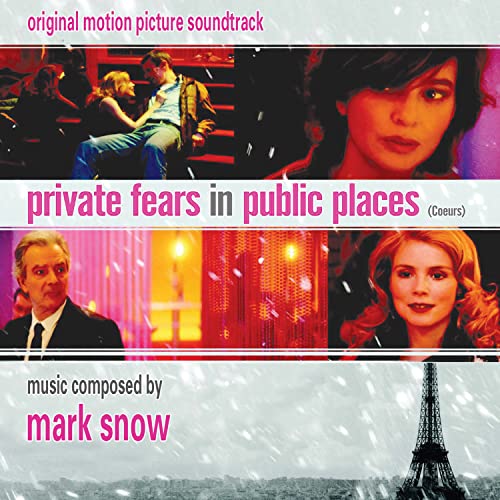 CD cover for "Private Fears in Public Places" soundtrack, featuring film stills.