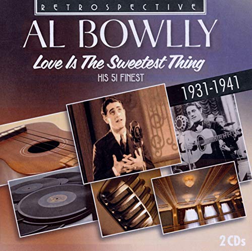 Al Bowlly CD cover with vintage photos of the singer and records.