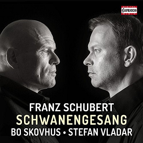 Black-and-white CD cover featuring two men's profiles facing each other, with text below.
