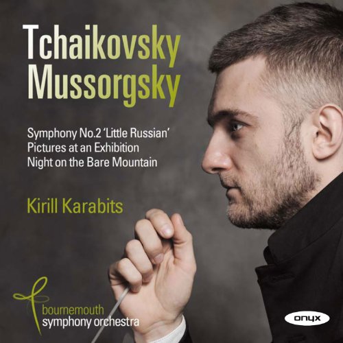 CD cover featuring conductor Kirill Karabits and composers’ names.