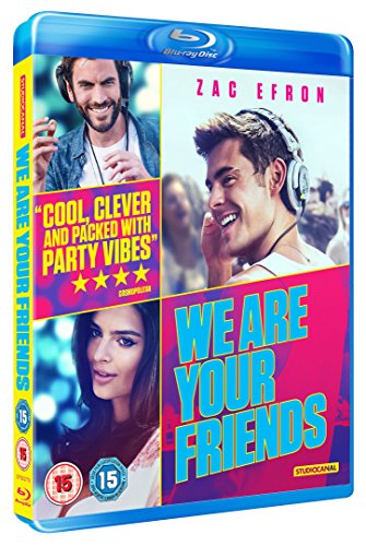 Blu-ray cover for We Are Your Friends featuring Zac Efron and cast members.