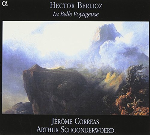 "CD cover with a landscape painting and black border, featuring artist and composer names."
