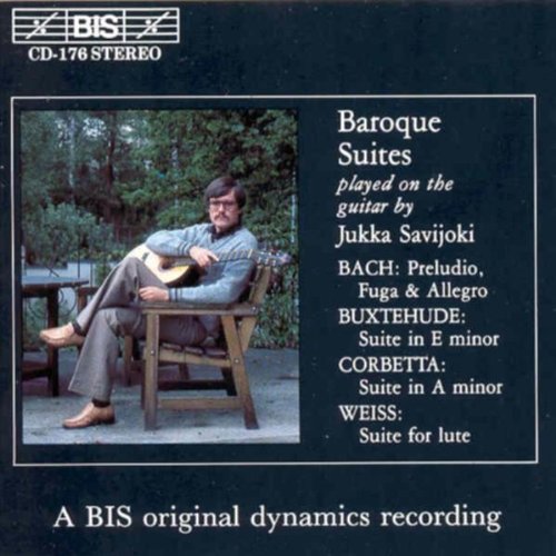 CD cover with a man playing guitar, surrounded by trees, on a dark blue background.