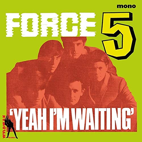 Record cover featuring four men in suits with bold text: "FORCE 5" and "Yeah I'm Waiting".