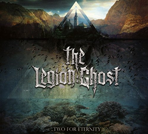 Album cover featuring a church in a mountain landscape above an underwater coral reef.