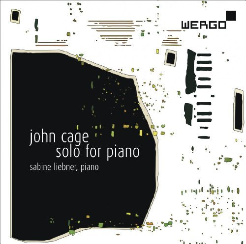 CD cover for John Cage’s “Solo for Piano” by Sabine Liebner, abstract design.