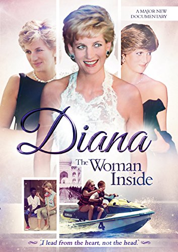 DVD cover featuring three images of Princess Diana and family photos.