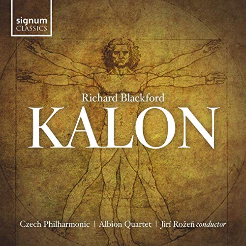 CD cover featuring Leonardo da Vinci's "Vitruvian Man" drawing with white text overlay.