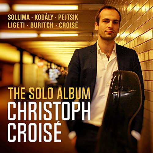CD cover featuring Christoph Croisé with a double bass, subway background.