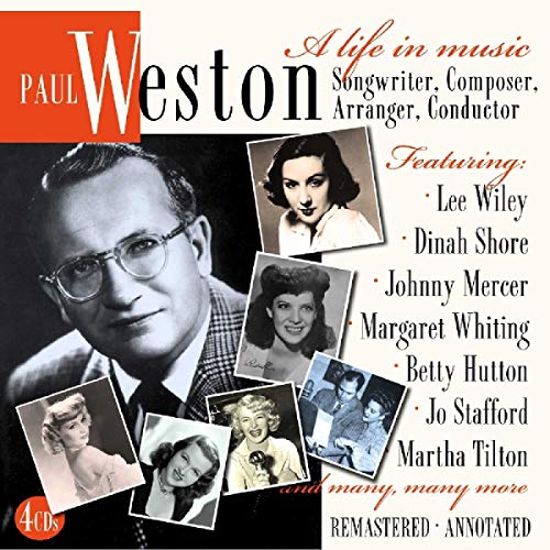 CD cover featuring Paul Weston, portraits, and names of featured artists.