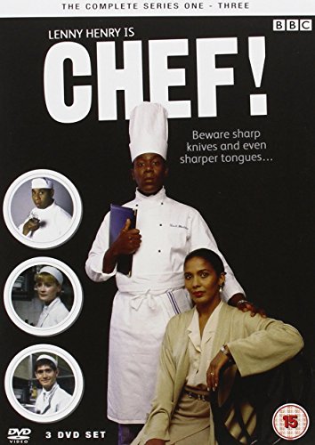 DVD cover for "Chef!" featuring Lenny Henry and a woman in business attire.