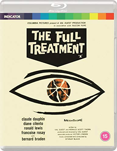 The Full Treatment" Blu-ray cover featuring an eye with a fractured face.