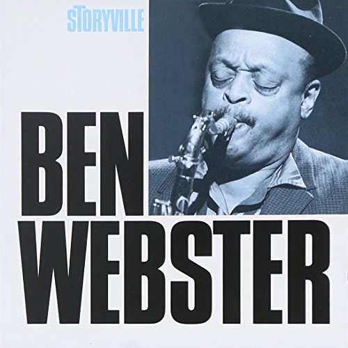 Album cover with black-and-white photo of Ben Webster playing saxophone, wearing a hat.