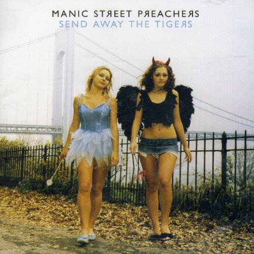 Manic Street Preachers album cover featuring two women dressed as angel and devil.
