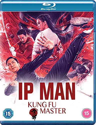Blu-ray cover art featuring martial artists in dynamic poses against a red background.