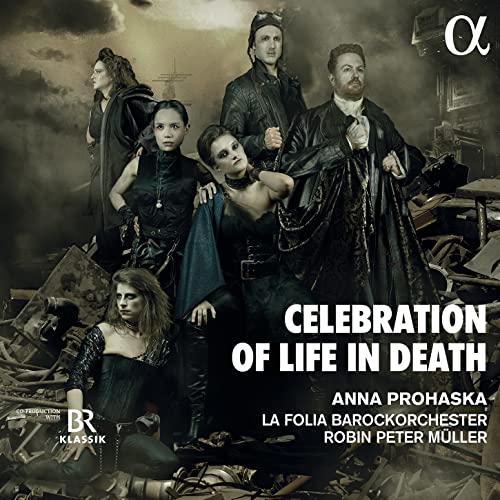 CD cover featuring musicians in dark clothing with dramatic lighting.