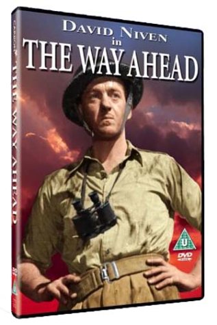 DVD cover for "The Way Ahead" featuring a soldier with binoculars.