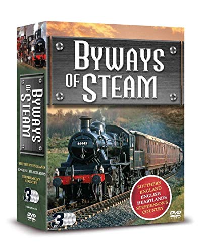 DVD case with a steam train on the cover, titled "Byways of Steam".