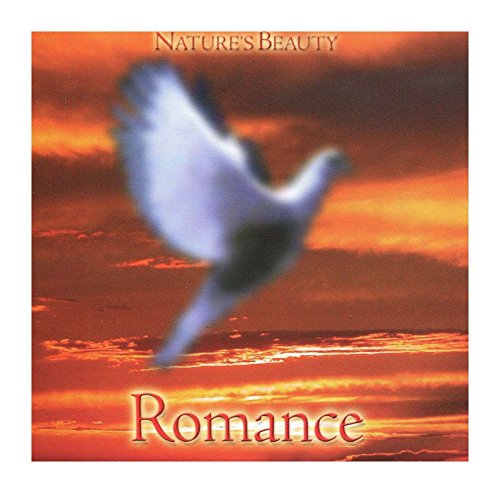 "CD cover with white dove flying against an orange sunset, 'Romance' written below."