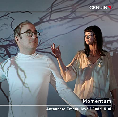 CD cover featuring a man and woman with tree branch shadows.