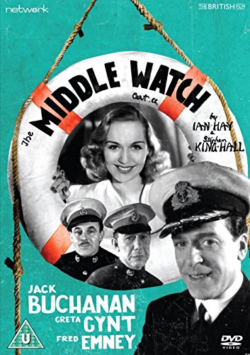 DVD cover for "The Middle Watch" with black and white photos and turquoise background.