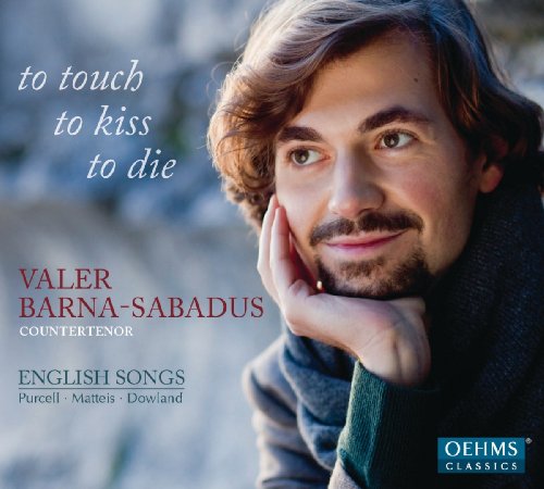 CD cover featuring Valer Barna-Sabadus, a countertenor, with text overlay.