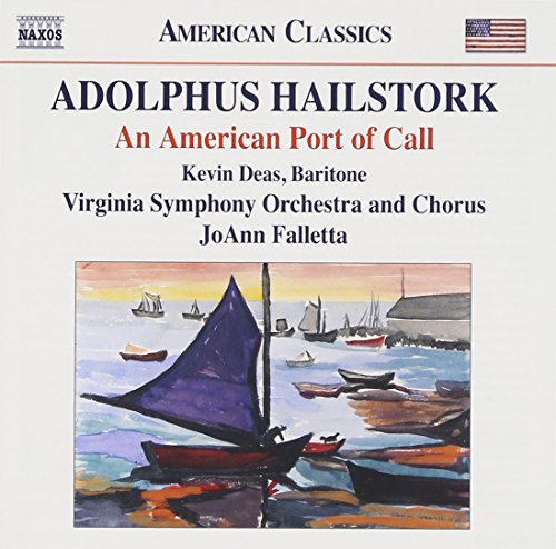 CD cover for Adolphus Hailstork's "An American Port of Call" with sailboats.