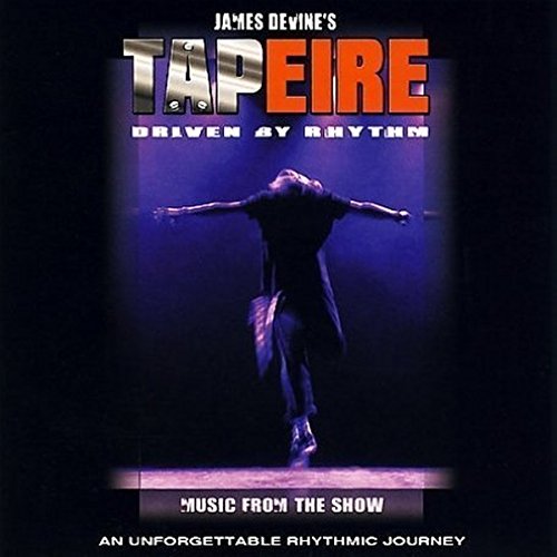 "CD cover with a dancer on stage, arms outstretched, under spotlight."