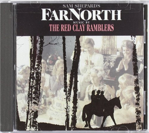 A CD case titled "Red Clay Ramblers - Far North" with a compact disc inside.
