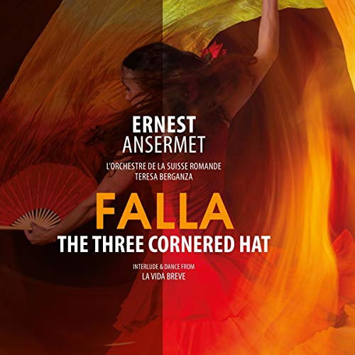 Vinyl album cover with a dancing woman in a flowing red dress holding a fan.